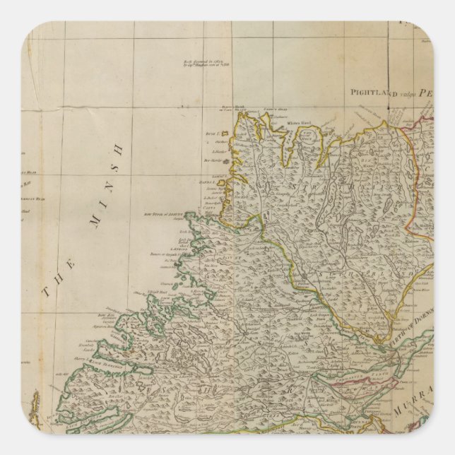 Scotland north square sticker (Front)