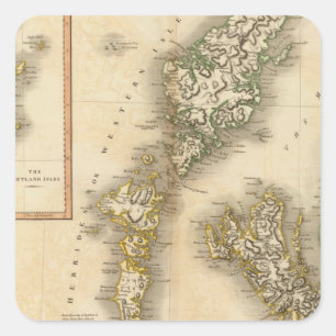 Scotland NW Square Sticker