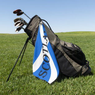 Scotland on Scottish Flag gtcnt Golf Towel
