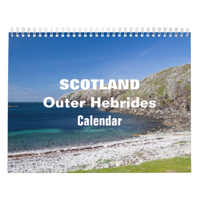 Scotland Outer Hebrides 2025 Calendar (Cover)
