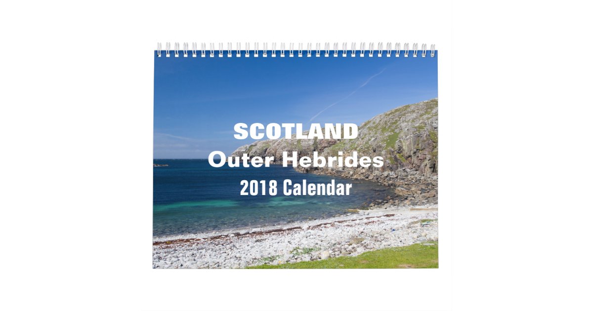 Scotland Outer Hebrides Calendar Zazzle