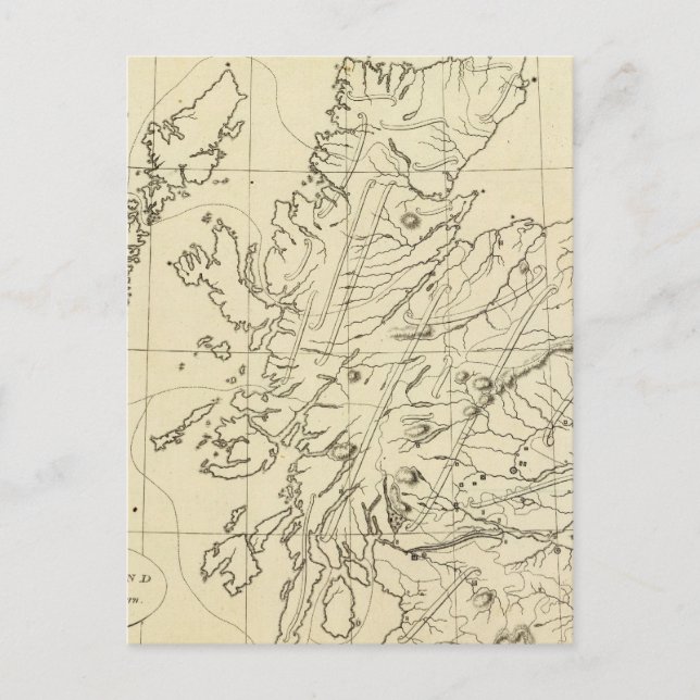 Scotland outline postcard (Front)