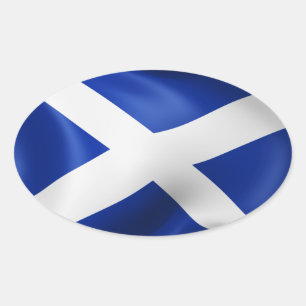 Scotland Oval Sticker