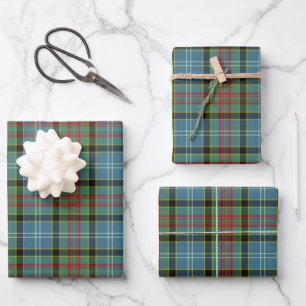 Scotland Paisley District Tartan Wrapping Paper Sheet