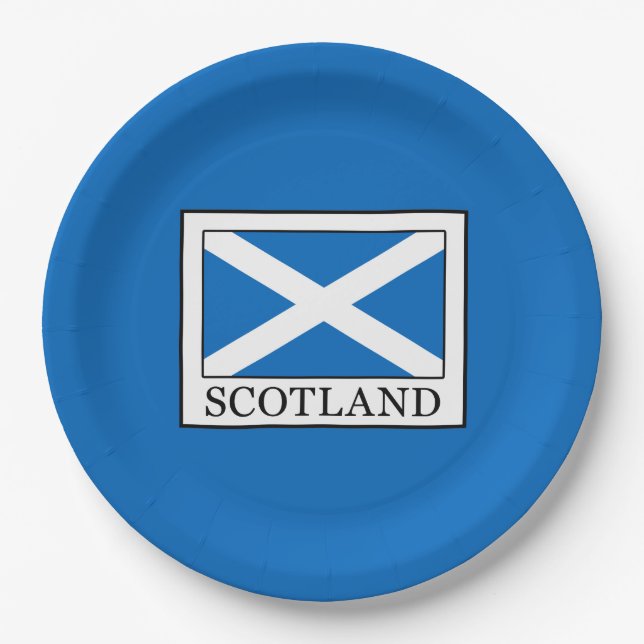 Scotland Paper Plate (Front)