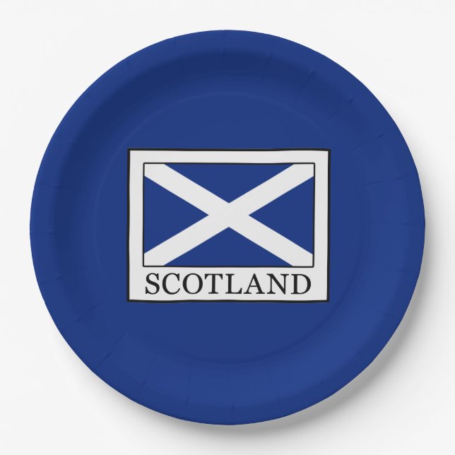 Scotland Paper Plate (Front)