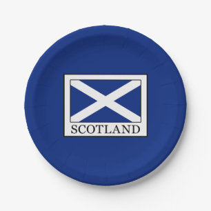 Scotland Paper Plate