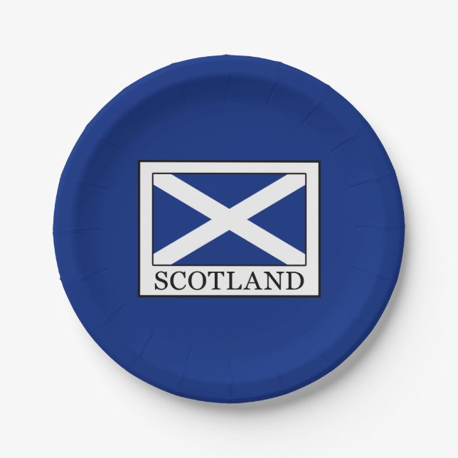 Scotland Paper Plate (Front)
