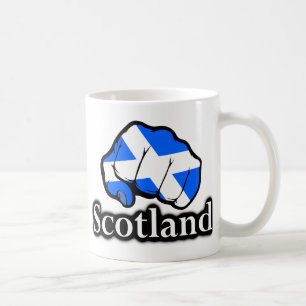 Scotland Proud Scottish Flag Fist Coffee Mug