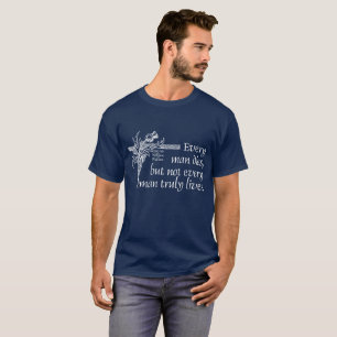 Scotland Quote, Sir William Wallace, Thistle T-Shirt