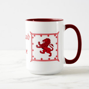 Scotland Rampant lion, the brave forever Mug