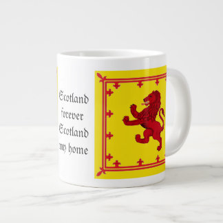 Scotland red Rampant ancient Lion flag Large Coffee Mug