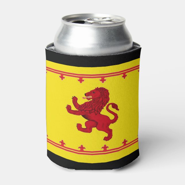 Scotland red Rampant lion Can Cooler (Can Front)