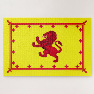 Scotland red Rampant Lion flag/shield /1014 piece Jigsaw Puzzle
