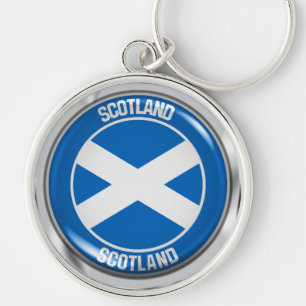 Scotland Round Emblem Key Ring