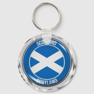 Scotland Round Emblem Key Ring