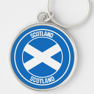 Scotland Round Emblem Key Ring