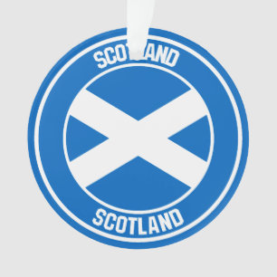 Scotland Round Emblem Ornament