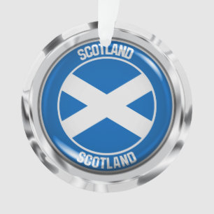 Scotland Round Emblem Ornament