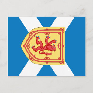 Scotland Royal Arms and Flag Postcard