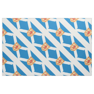 Scotland Royal Arms Flag Pattern Fabric