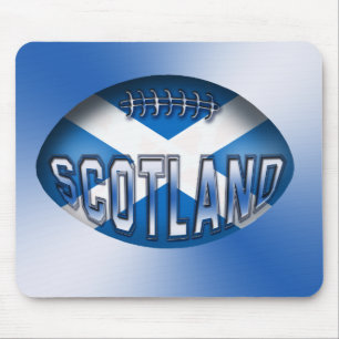 Scotland Rugby Ball Mouse Mat