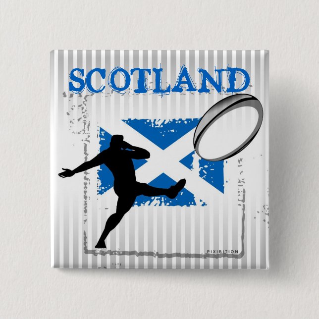 Scotland Rugby Button (Front)