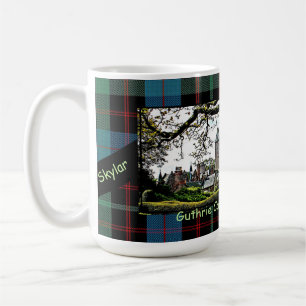 Scotland’s Guthrie Clan Castle–Tartan Name Mug