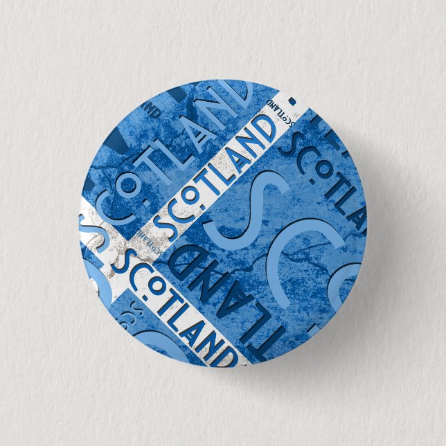 Scotland Saltire Button (Front)