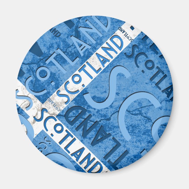 Scotland Saltire Magnet (Front)