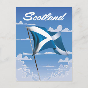 Scotland Saltire Postcard