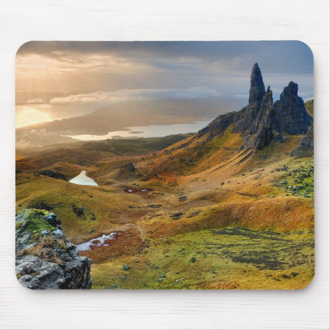 Scotland Scenic Rolling Hills Landscape Mouse Mat (Front)