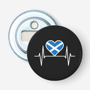 Scotland - Scotland Flag Heartbeat Bottle Opener