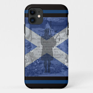 Scotland, Scottish bag pipper pipes culloden iPhone 11 Case