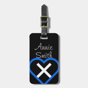 Scotland/Scottish Flag-inspired Personnalised Luggage Tag