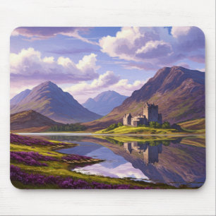 Scotland Scottish Highlands Castle Travel Mouse Mat