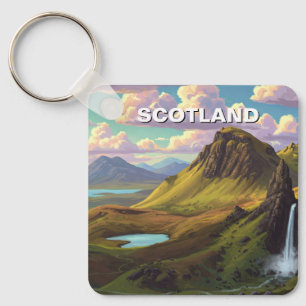 Scotland Scottish Highlands Travel Key Ring