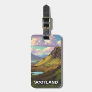 Scotland Scottish Highlands Travel Luggage Tag