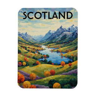 Scotland Scottish Highlands Travel Magnet