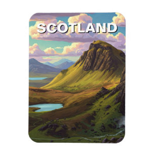 Scotland Scottish Highlands Travel Magnet