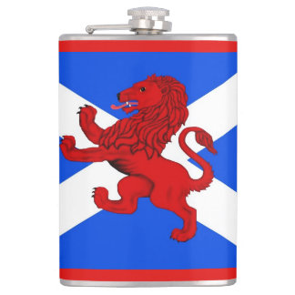 Scotland Scottish Rampant lion, Saint Andrews flag Hip Flask