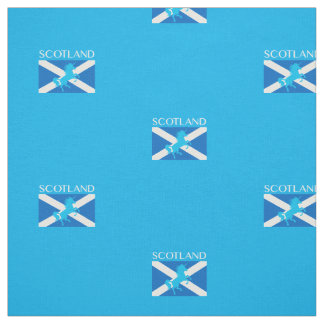 Scotland Scottish Unicorn Fabric