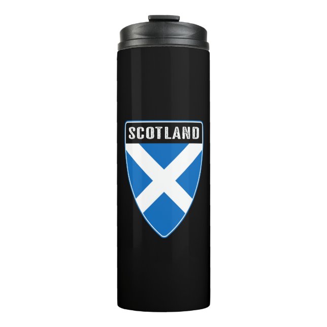 Scotland Shield Thermal Tumbler (Front)