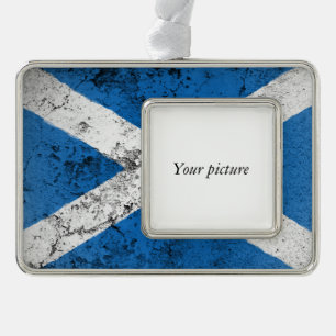 Scotland Silver Plated Framed Ornament