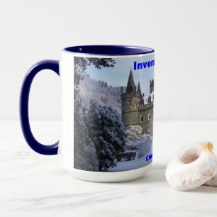 Scotland Snow Inveraray Castle Campbell Clan Mug