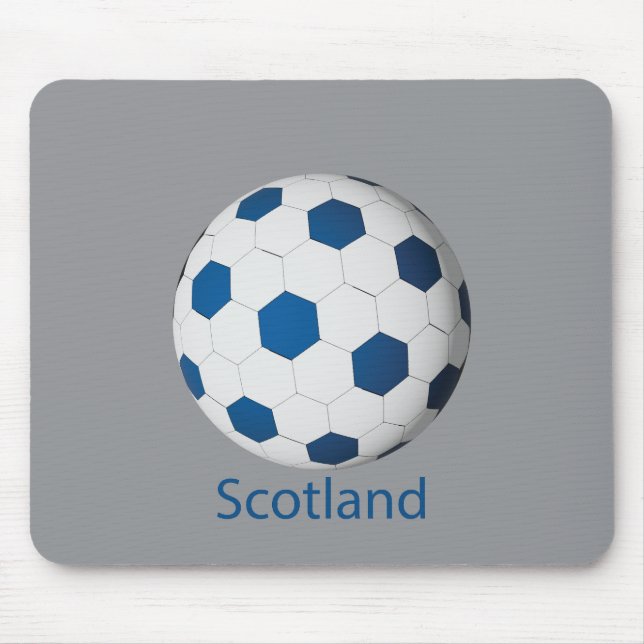 Scotland Soccer Mouse Mat (Front)