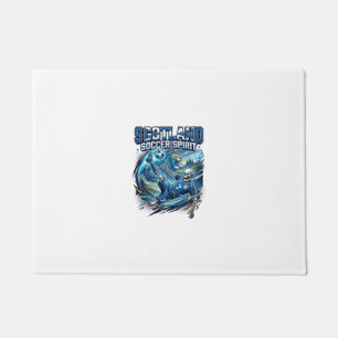 Scotland Soccer Spirit Skeleton Striker Nations Pr Doormat