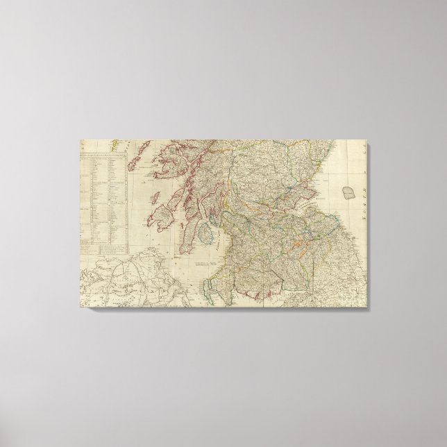 Scotland south canvas print (Front)