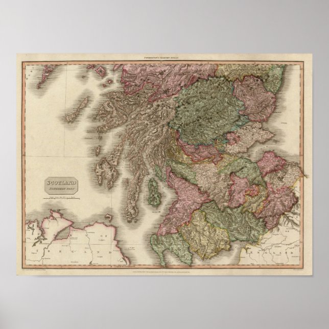 Scotland, southern part poster (Front)