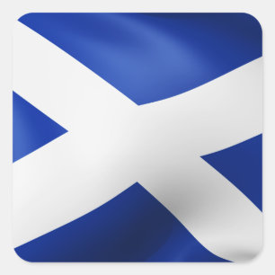 Scotland Square Sticker